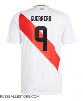 Günstige Peru Paolo Guerrero #9 Heimtrikot Copa America 2024 Kurzarm